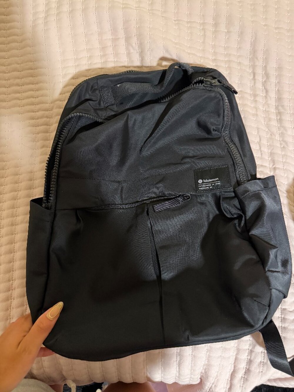Black Lululemon backpack
